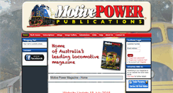 Desktop Screenshot of motivepower.net.au