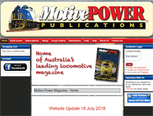 Tablet Screenshot of motivepower.net.au
